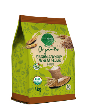 Organic Whole Wheat Flour 100% italian 1 kg