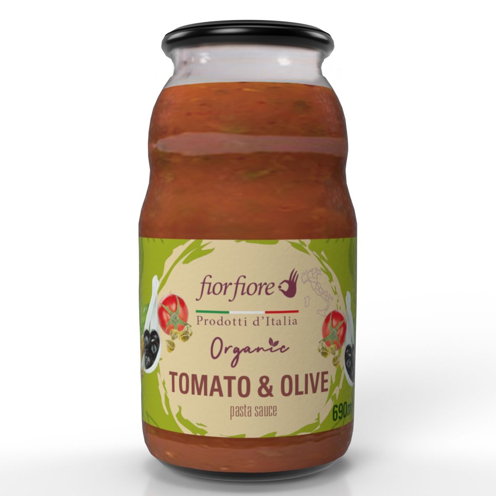 Organic Tomato and Olive Pasta Sauce 673 ml (690 g)