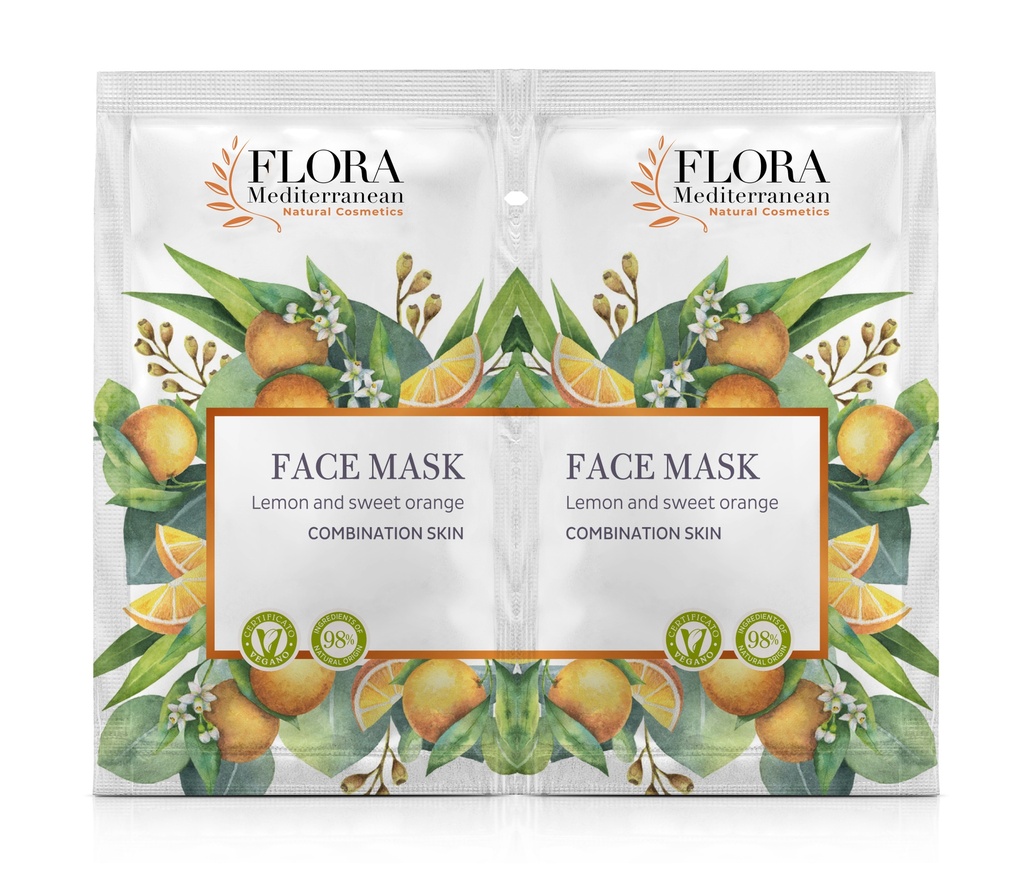 Purifying, detox face mask with sweet orange peel 15 ml