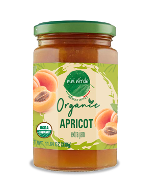 Organic Apricot Jam 330 g