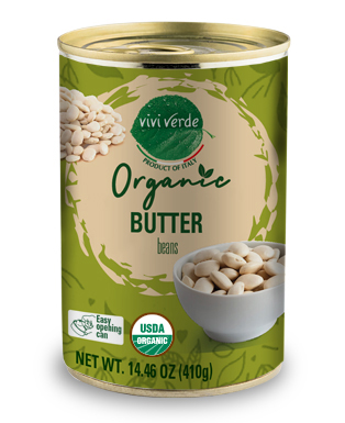 Organic butter beans 410 g