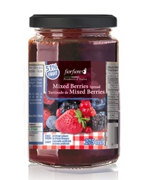 [CA2101099] Mixed berries Jam Fiorfiore, 275 ml (350 g)
