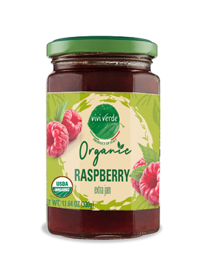 Organic Raspberry Jam 330 g