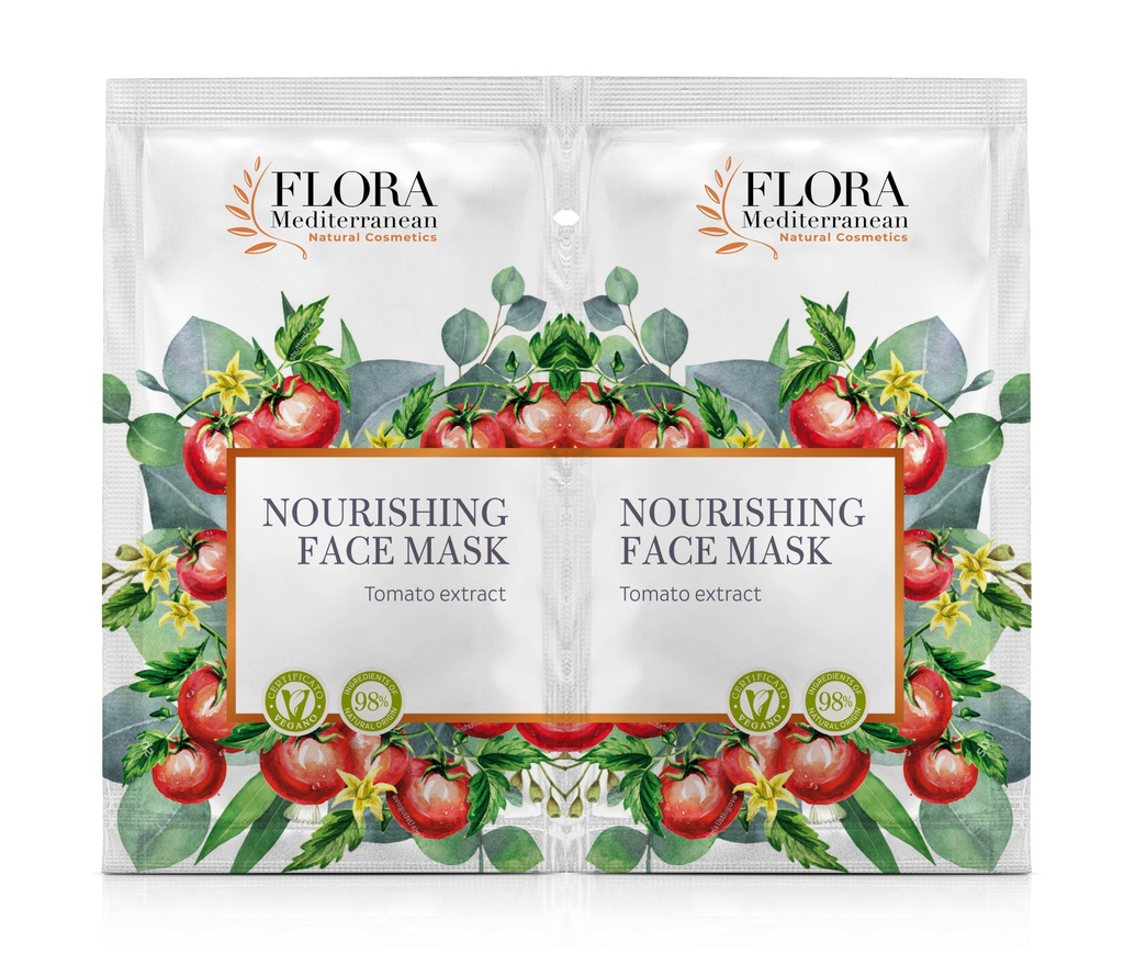 Nourishing face mask with tomato peel extract 15 ml