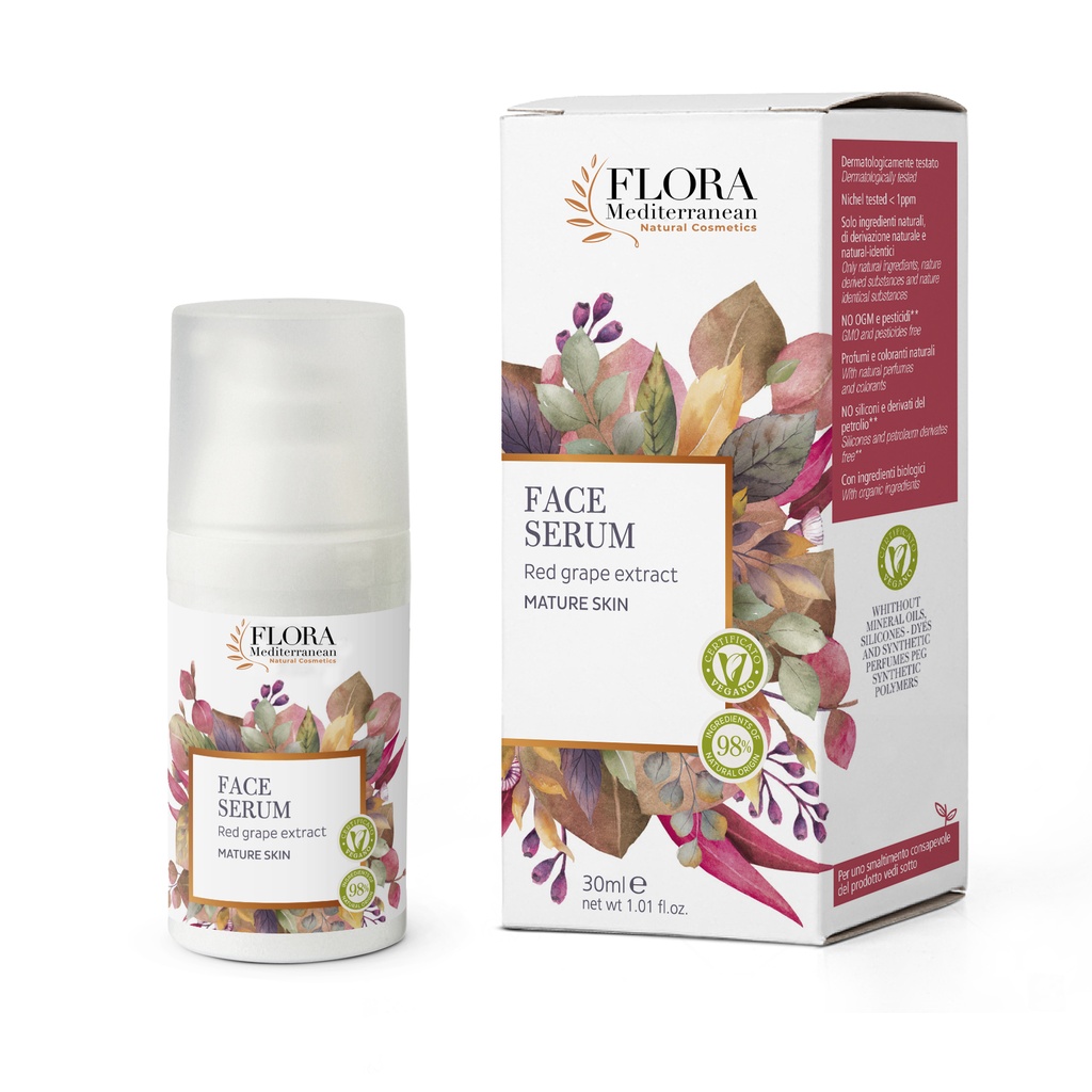 Mature Skin face serum with Red Grape extract 30 ml