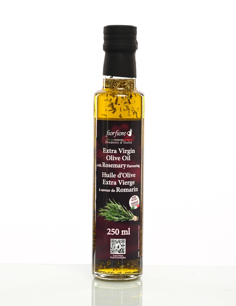 Fiorfiore Extra virgin Olive Oil flavored with rosemary and spice 8.4 oz