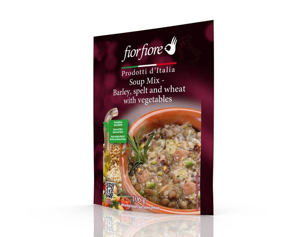 Fiorfiore Spelt soup with vegetables 106 g (3.74 OZ)