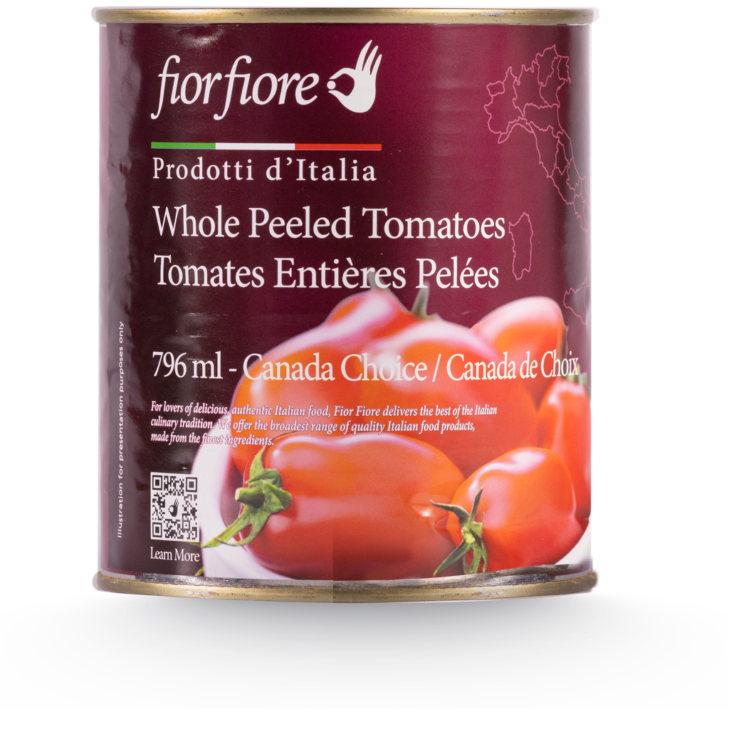 Fiorfiore Whole Peeled Tomatoes 800 g (28 OZ)