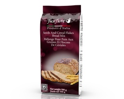 [US2000092] Fiorfiore Seeds and Cereal Flakes Bread Mix 500 g (17.5 OZ)