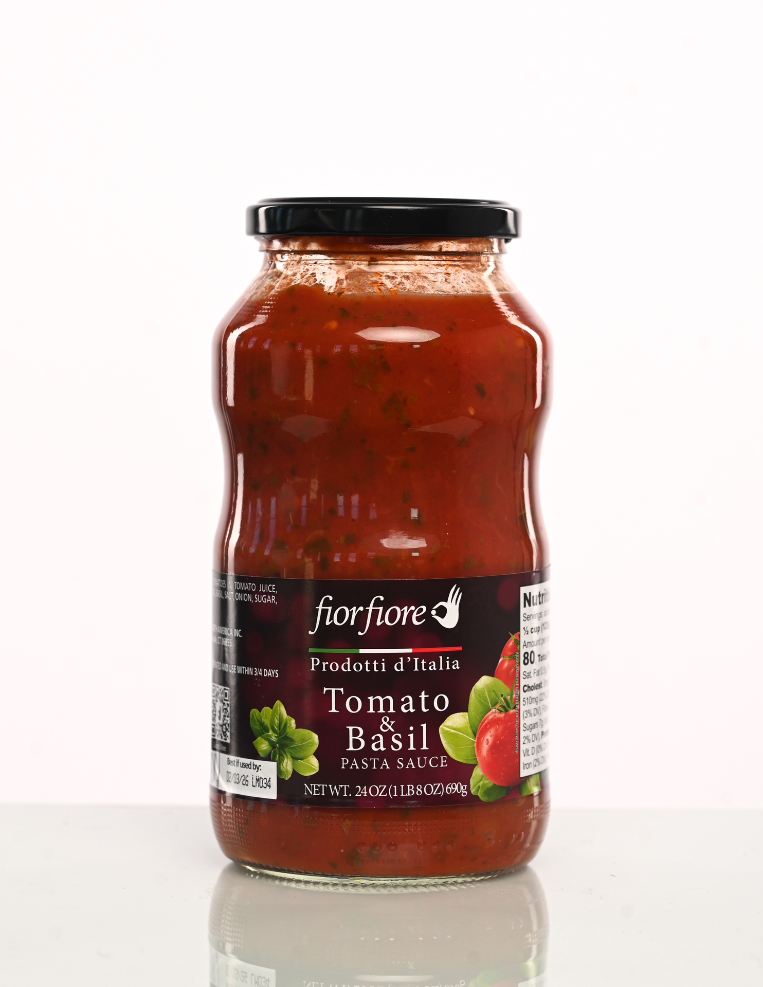 Fiorfiore Tomato Basil Pasta Sauce 24 oz