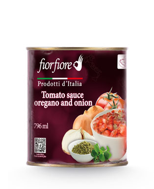 Fiorfiore Diced Tomatoes with onion and oregano 28 oz