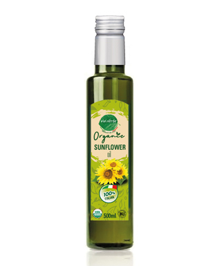 Organic deodorised sunflower oil 500 ml