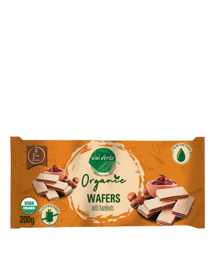[CA2100702] Organic Halzenut Wafer gluten free 200 g