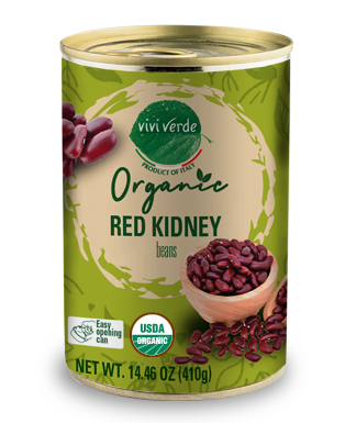 Organic red kidney beans 410 g