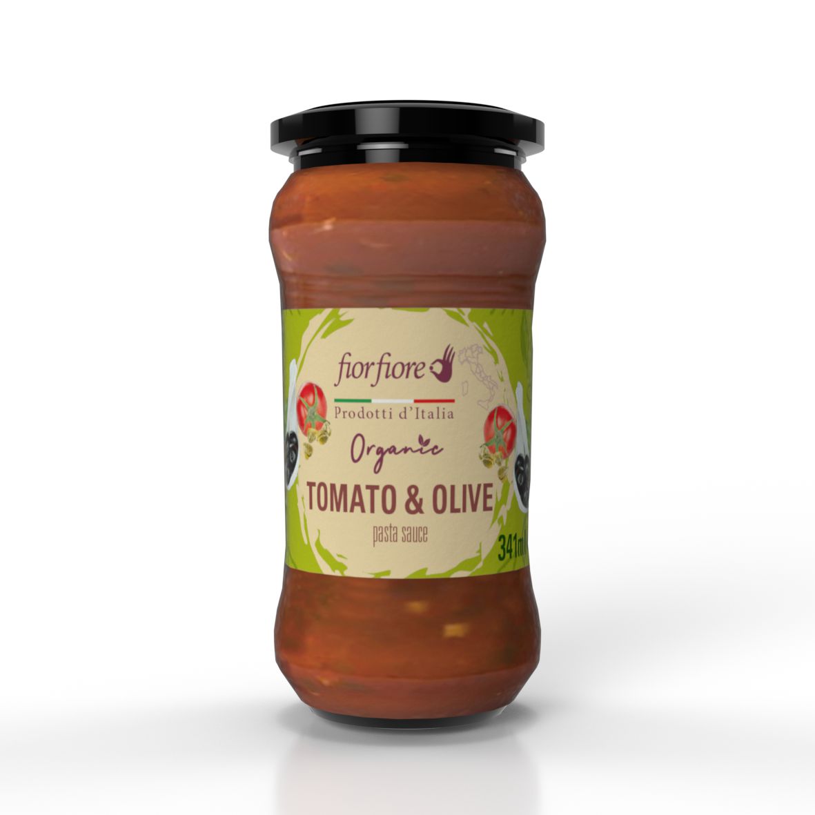 Organic Tomato and Olive Pasta Sauce 341 ml (350 g)