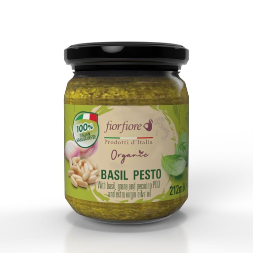 [CA2100721] Organic Pesto with Basil 212 ml (190 g)