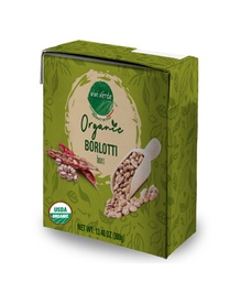 [CA2100728] Organic Borlotti beans in Brick 380 g