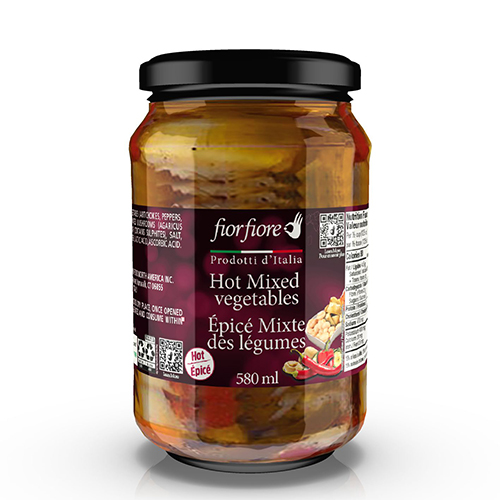 Hot Mixed Vegetables in Oil (580ml)