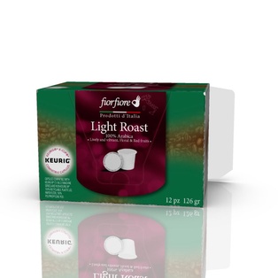 Fiorfiore Light Roast K-CUP pods, 12 pcs 4.40 oz