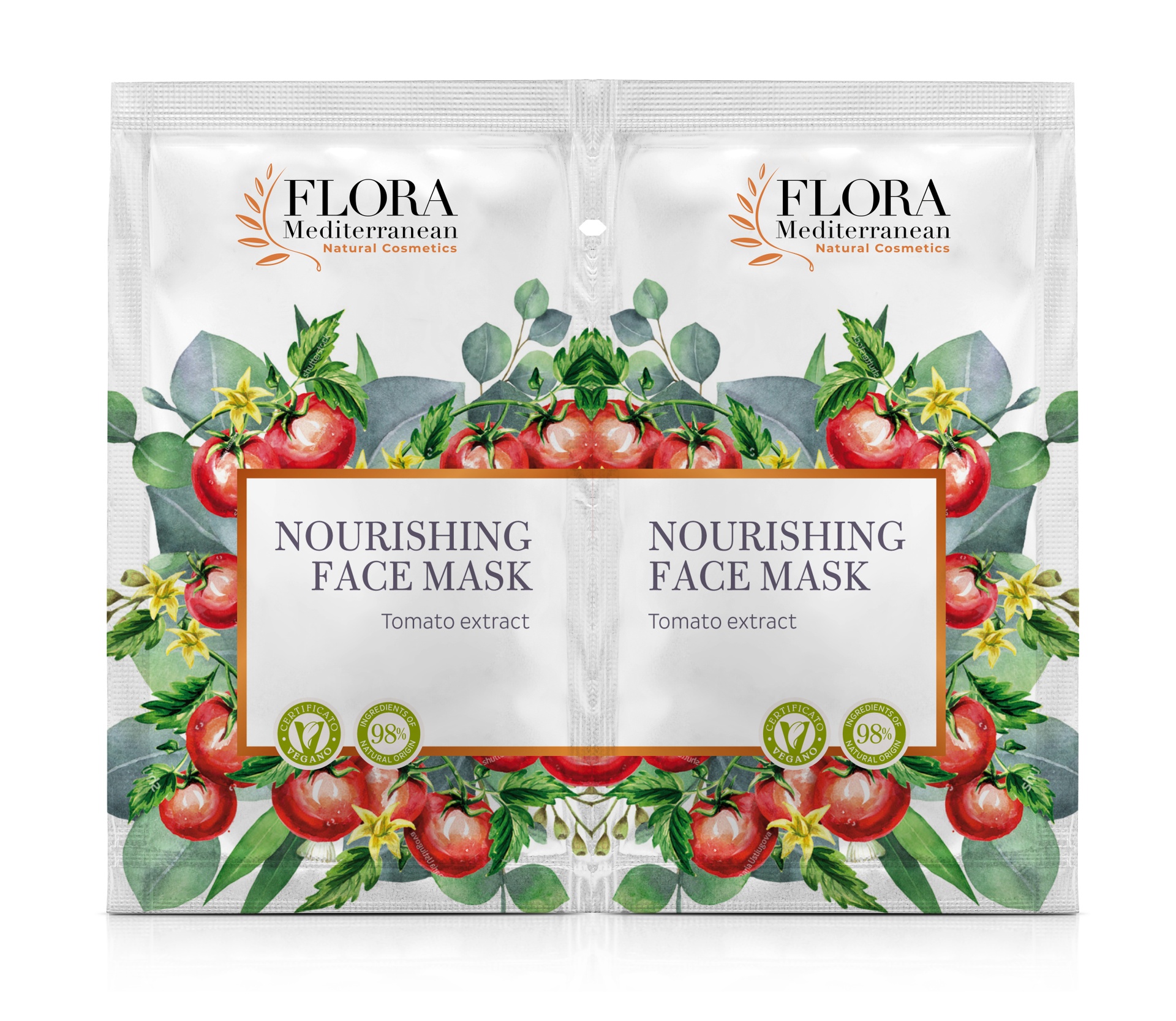 Nourishing face mask with tomato peel extract 15 ml
