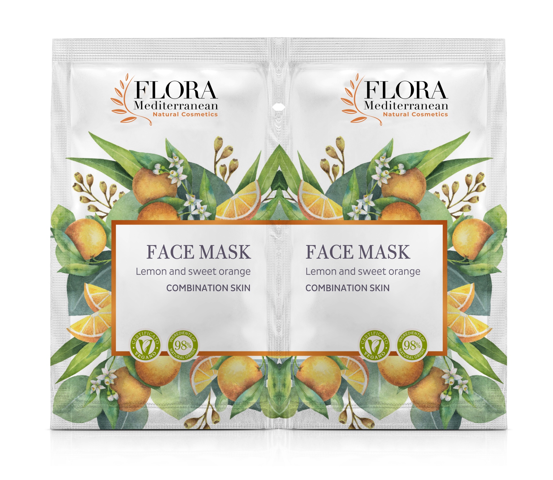 Purifying, detox face mask with sweet orange peel 15 ml