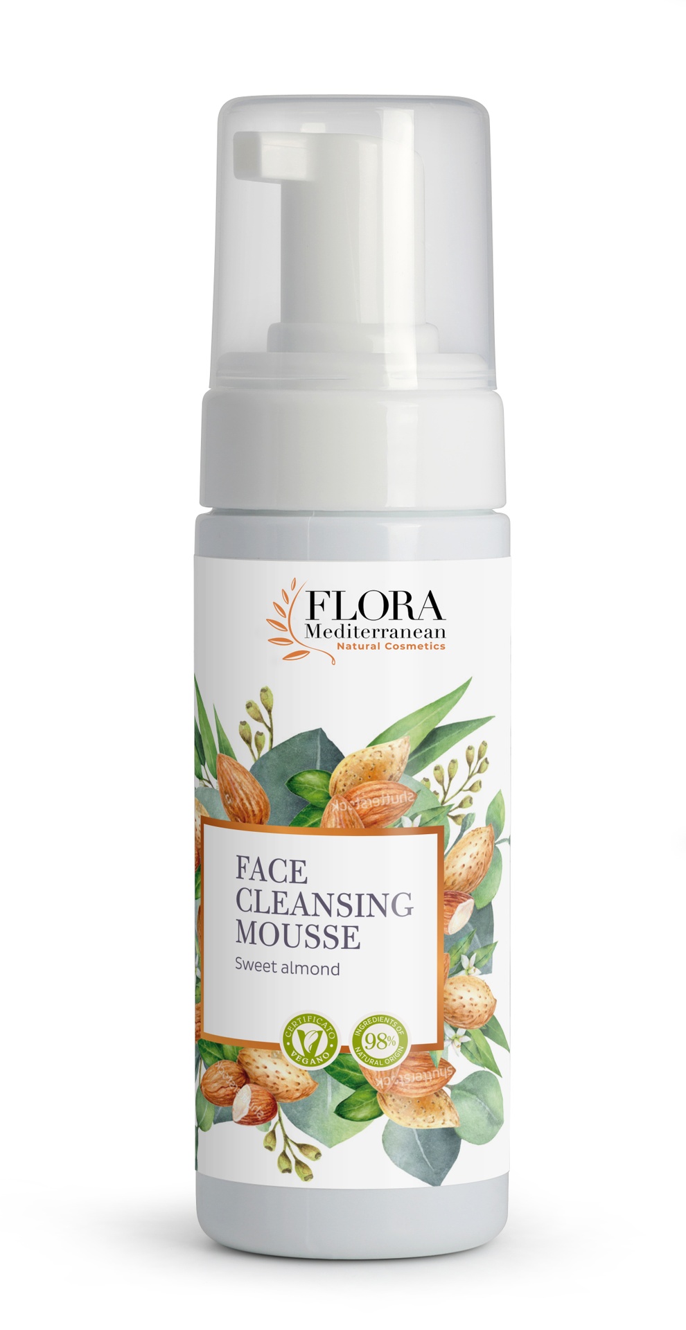 Face cleansing mousse, delicate with Sweet Almond 150 ml
